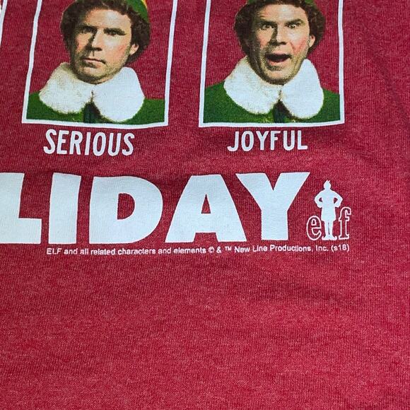 Vintage Elf Mens T-Shirt XXL Have a Holiday Will Ferrell 2003 Christmas Emotions - Picture 7 of 9
